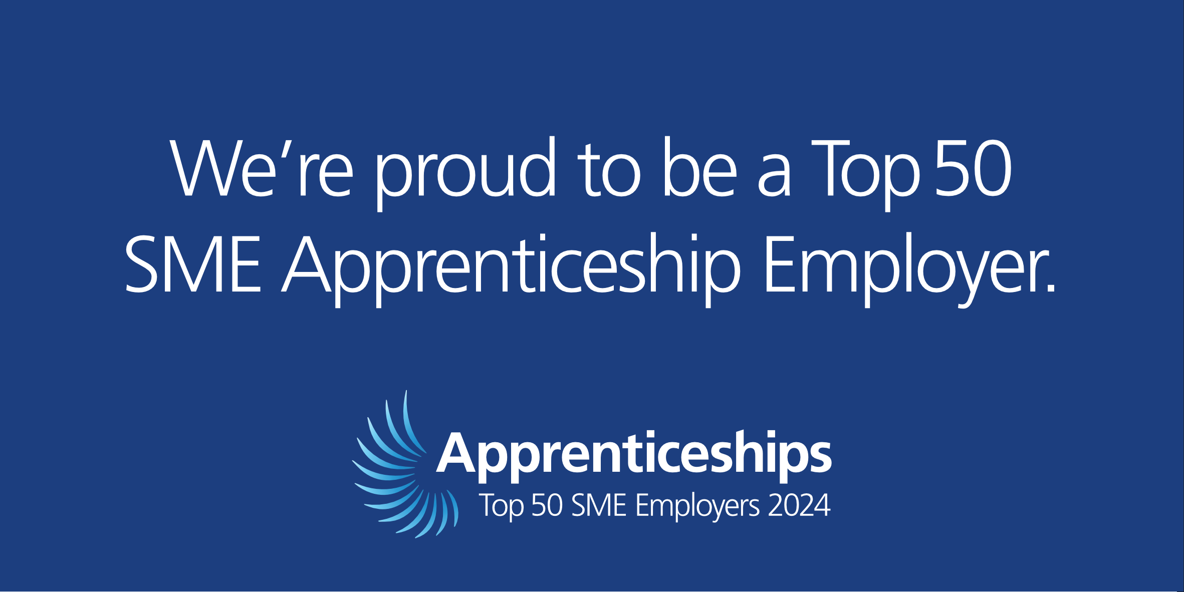 TB+A LLP make the Top 50 SME Apprenticeship Employers 2024!